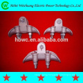 High Voltage Good Quality and Low Price Hot Dip Galvanized Bolt Type Preformed Suspension Clamp for ADSS/OPGW Cable Fittings